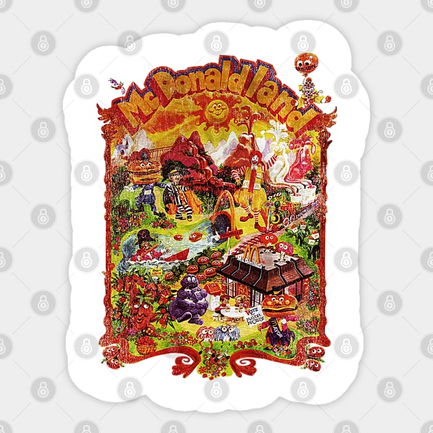 McDonaldland - McDonald's Restaurant Sticker by nicklower